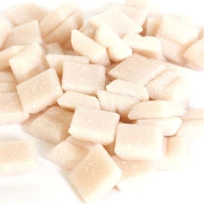 PEACH BLOSSOM Mini Vitreous Glass Mosaic Tiles 10x10mm – Silky Grey Grey Mini Vitreous Glass Mosaic Tiles 10x10mm | BalzarCrafts