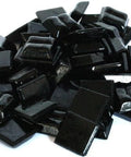 BLACK Mini Vitreous Glass Mosaic Tiles 10x10mm – Silky Grey Grey Mini Vitreous Glass Mosaic Tiles 10x10mm | BalzarCrafts