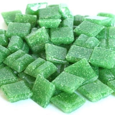 LEAF GREEN Mini Vitreous Glass Mosaic Tiles 10x10mm – Silky Grey Grey Mini Vitreous Glass Mosaic Tiles 10x10mm | BalzarCrafts
