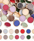 Mixed-Colour Resin Shank Buttons – Flat Round, 18mm Mixed-Colour Resin Shank Buttons – Flat Round, 18mm