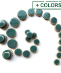 Mixed-Size Glazed Ceramic Circle Mosaic Tiles Mixed-Size Glazed Ceramic Circle Mosaic Tiles