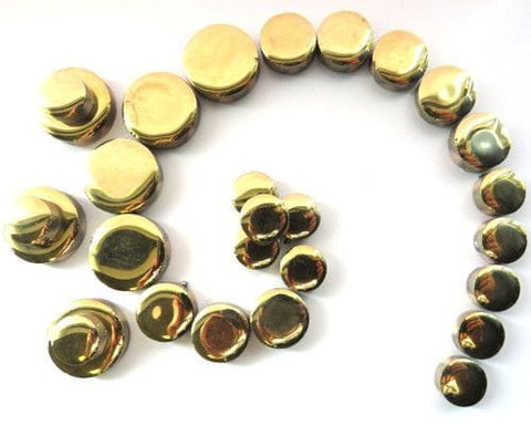GOLDEN Mixed-Size Glazed Ceramic Circle Mosaic Tiles Mixed-Size Glazed Ceramic Circle Mosaic Tiles