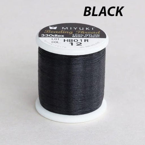 BLACK Miyuki Beading Thread 50 meters Miyuki Beading Thread 50 meters