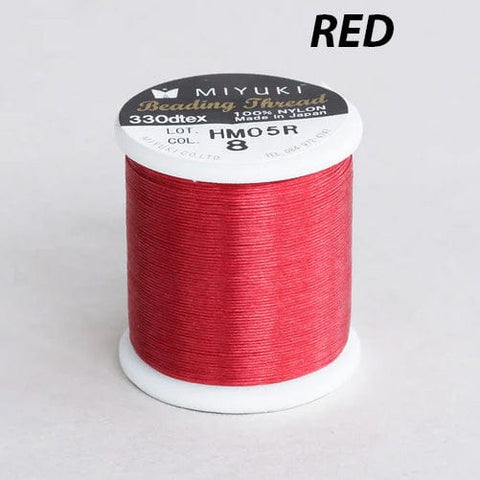 RED Miyuki Beading Thread 50 meters Miyuki Beading Thread 50 meters