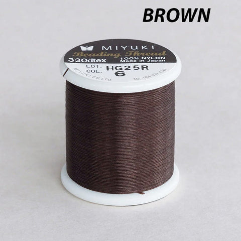 BROWN Miyuki Beading Thread 50 meters Miyuki Beading Thread 50 meters