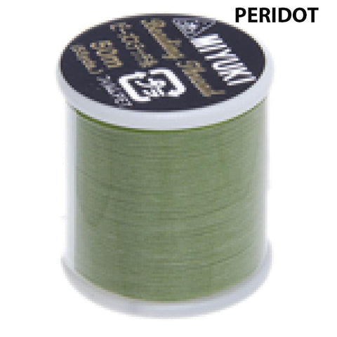 PERIDOT Miyuki Beading Thread 50 meters Miyuki Beading Thread 50 meters