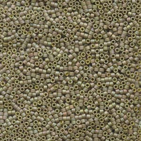 Miyuki DB0372 Miyuki Delica 11/0 metallic light yellow grey matted (10g)