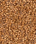 Miyuki Delica 11/0 Duracoat Galvanized Matted Yellow Gold Seed Beads DB1833F Miyuki Delica 11/0 Duracoat Galvanized Matted Yellow Gold Seed Beads DB1833F