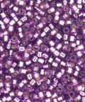 Miyuki Delica 11/0 Duracoat Silver Lined Dyed Lilac DB2169 Miyuki Delica 11/0 Duracoat Silver Lined Dyed Lilac DB2169