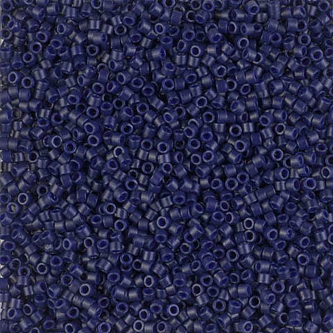 Miyuki Delica 11/0 Matted Opaque Dyed Cobalt Seed Beads Miyuki Delica 11/0 Matted Opaque Dyed Cobalt Seed Beads | Cyprus