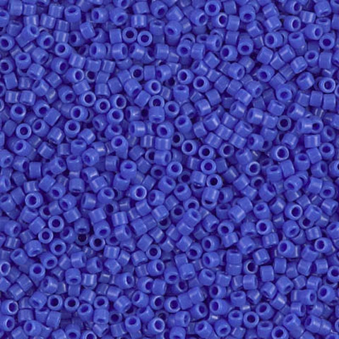 Miyuki Delica 11/0 Opaque Cyan Blue DB1138 Miyuki Delica 11/0 Opaque Cyan Blue DB1138