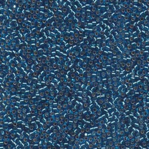 Miyuki Delica 11/0 Silver Lined Aquamarine 0149 Delica 11/0 Seed Beads – Silver-Lined Aquamarine | Miyuki Precision-Cut Japanese Beads