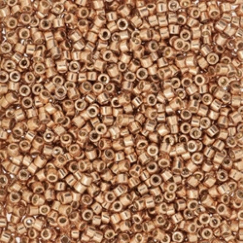 Miyuki Delica Beads 11/0 – Duracoat Galvanized Rose Gold | Japanese Cylinder Seed Beads Miyuki Delica Beads 11/0 – Duracoat Galvanized Rose Gold | Japanese Cylinder Seed Beads