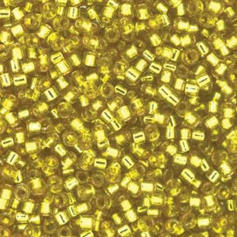 Miyuki Delica Beads 11/0 – Duracoat Silver-Lined Dyed Zest | Japanese Cylinder Beads Miyuki Delica Beads 11/0 – Duracoat Silver-Lined Dyed Zest | Japanese Cylinder Beads