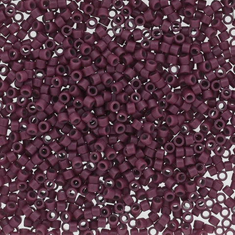 Miyuki Miyuki Delica 11/0 Dura Opaque Dyed Plum Berry