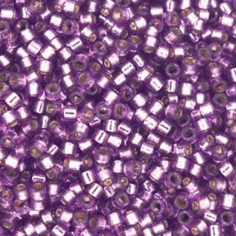 Miyuki Miyuki Delica 11/0 Duracoat Silver Lined Dyed Lilac DB2169