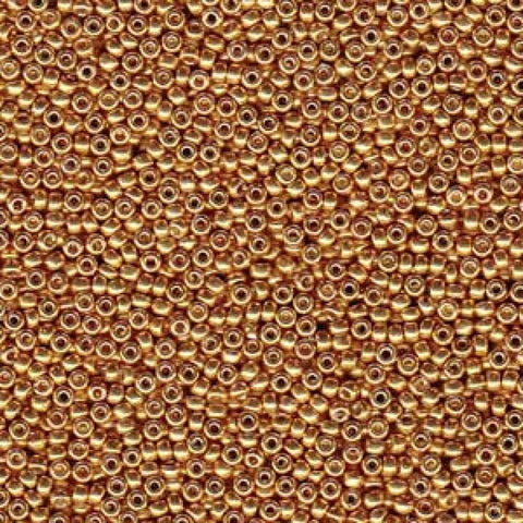 Miyuki Seed Beads 11/0 Duracoat Galvanized Yellow Gold Miyuki Seed Beads 11/0 Duracoat Galvanized Yellow Gold