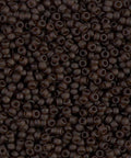 Miyuki Seed Beads 11/0 Matted Transparent Brown, 0135F SEED BEADS 11/0 MATTED TRANSP BROWN