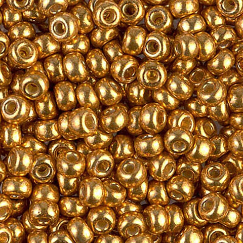 Miyuki seed beads 6/0 Duracoat Galvanized Yellow Gold Miyuki seed beads 6/0 Duracoat Galvanized Yellow Gold