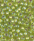 Miyuki Seed Beads 6/0 Silver Lined Chartreuse AB (50g) Miyuki Seed Beads 6/0 Silver Lined Chartreuse AB (50g)