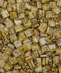 Miyuki Tila Beads Picasso Opaque Canary Yellow - Colour 4512 Miyuki Tila Beads Picasso Opaque Canary Yellow - Colour 4512