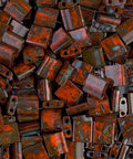 Miyuki Tila Beads Picasso Opaque Orange Miyuki Tila Beads Picasso Opaque Orange