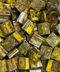 Miyuki Tila Beads Picasso Opaque Yellow Miyuki Tila Beads Picasso Opaque Yellow