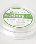 20 METERS Miyuki White Beading Thread 0.6–0.8mm Miyuki White Beading Thread 20m 0.6–0.8mm | BalzarCrafts