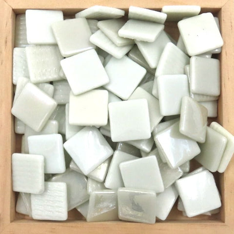 Glass Mosaic Tiles – 25x25mm Mixed Finish