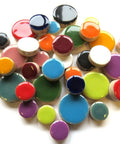 Multi-Size Glazed Ceramic Circle Mosaic Tiles – 12mm, 15mm & 20mm Multi-Size Glazed Ceramic Circle Mosaic Tiles – 12mm, 15mm & 20mm