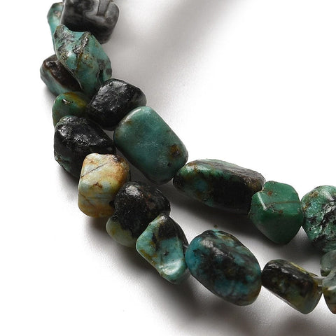 Natural African Turquoise Jasper Beads Strands, Nuggets, Tumbled Stone Natural African Turquoise Jasper Beads Strands, Nuggets, Tumbled Stone