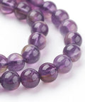 Natural Amethyst Beads Strands, Round, 4mm Natural Amethyst Beads Strands, Round, 4mm