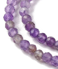 Natural Amethyst Faceted Round Bead Strand – 2mm Natural Amethyst Faceted Round Bead Strand – 2mm