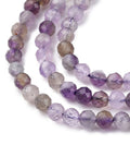 Natural Amethyst Faceted Round Bead Strand – 3mm Natural Amethyst Faceted Round Bead Strand – 3mm