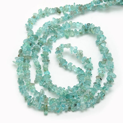 Natural Apatite Chip Beads Strand – 3–5mm Gemstone Beads, 32 Inch Natural Apatite Chip Beads Strand – 3–5mm Gemstone Beads, 32 Inch