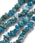 Natural Apatite Chip Beads Strand 5–8mm – Genuine Blue Gemstone Chips Natural Apatite Chip Beads Strand 5–8mm – Genuine Blue Gemstone Chips