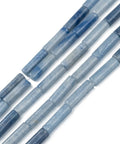 Blue Aventurine Natural Beads Strands, Column, 13~14x4~5mm Natural Beads Strands, Column, 13~14x4~5mm