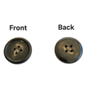 STYLE 1 / 4X25MM / 4 HOLE Natural Buffalo Horn Buttons – Round Buttons for Sewing & Crafts Natural Buffalo Horn Buttons – Round Buttons for Sewing & Crafts