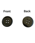 STYLE 2 / 4X25MM / 4 HOLE Natural Buffalo Horn Buttons – Round Buttons for Sewing & Crafts Natural Buffalo Horn Buttons – Round Buttons for Sewing & Crafts