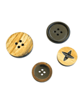 Natural Buffalo Horn Buttons – Round Buttons for Sewing & Crafts Natural Buffalo Horn Buttons – Round Buttons for Sewing & Crafts