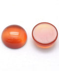 CARNELIAN Natural Cabochons Flatbacks, Half Round, 12mm Natural Cabochons Flatbacks, Half Round, 12mm