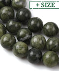 Natural Chinese Jade Beads Strands, Round Natural Chinese Jade Beads Strands, Round  Size: about 4 or 10mm in diameter, hole: 1mm, about 90pcs/strand, 15.4"