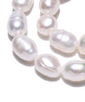 Natural Cultured Freshwater Pearl Beads Strands, Two Sides Polished, Creamy White Natural Cultured Freshwater Pearl Beads Strands, Two Sides Polished, Creamy White