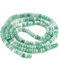 Natural Emerald Faceted Rondelle Beads Strand – 3.5mm, 38.5cm Natural Emerald Faceted Rondelle Beads Strand – 3.5mm, 38.5cm