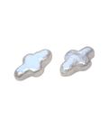 IRREGULAR (RANDOMLY SELECTED) Natural Freshwater Pearl, Cross, Seashell Color, about 10x15mm - hole about 0.8mm Natural Freshwater Pearl, Cross, Seashell Color, about 10x15mm - hole about 0.8mm