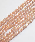 PURPLE HUE Natural Freshwater Pearls 2.8-3.2mm Orange or Purple Irregular Shape Pearls - hole 0.6mm Natural Freshwater Pearls 2.8-3.2mm Orange or Purple Irregular Shape Pearls - hole 0.6mm