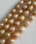 PINK Natural Freshwater Rice Pearl Beads, 7-8mm Natural Freshwater Rice Pearl Beads, 7-8mm