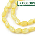Natural Freshwater Shell Beads Strands, Dyed Rice Beads, 5x3mm Natural Freshwater Shell Beads Strands, Dyed Rice Beads, 5x3mm | Cyprus