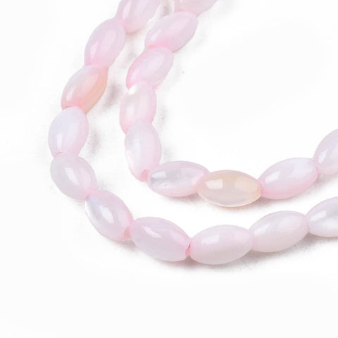 PINK Natural Freshwater Shell Beads Strands, Dyed Rice Beads, 5x3mm Natural Freshwater Shell Beads Strands, Dyed Rice Beads, 5x3mm | Cyprus