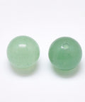 Natural Green Aventurine Beads, Half Drilled, Round 12mm Natural Green Aventurine Beads, Half Drilled, Round 12mm